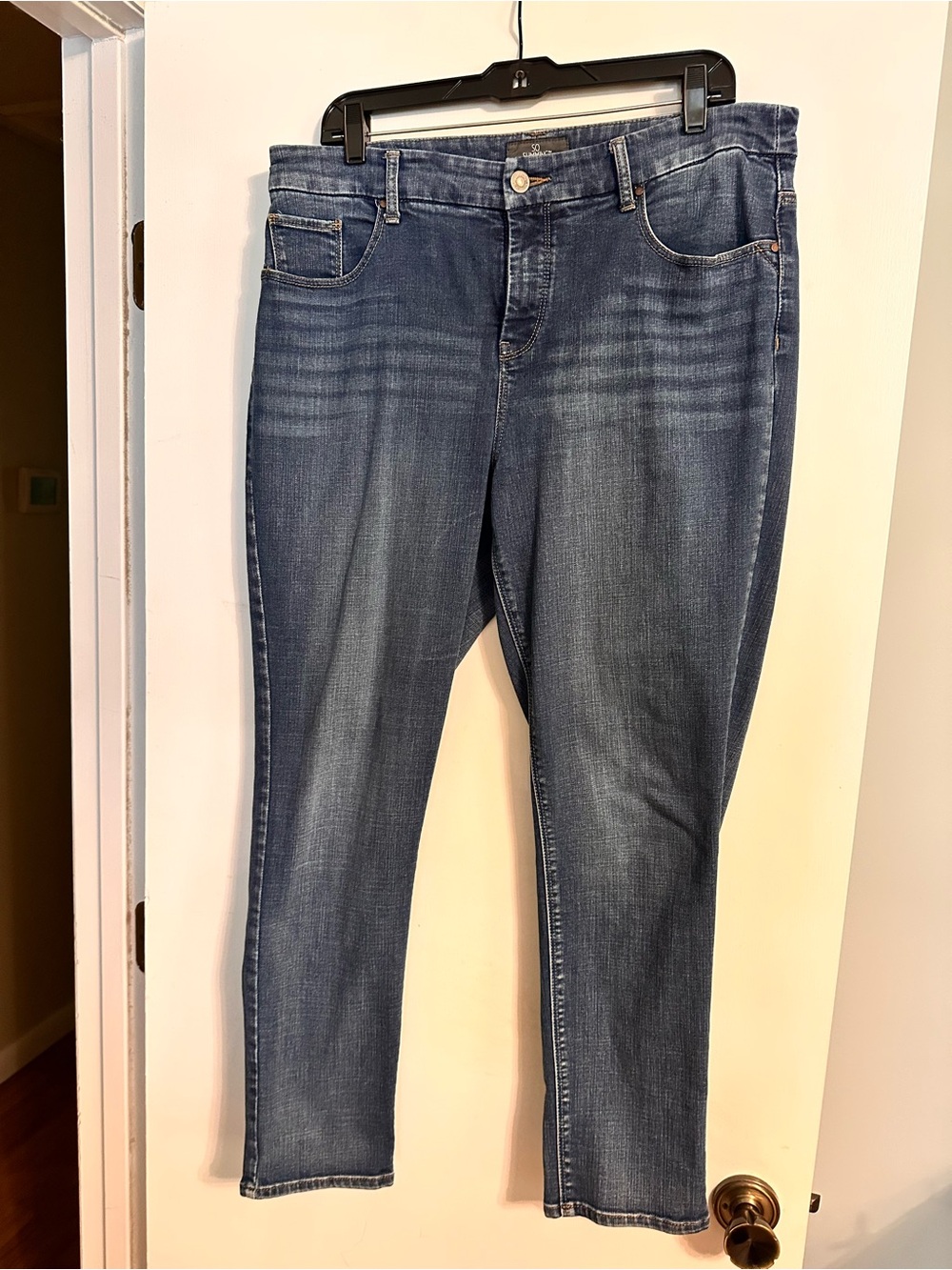 Chico's So Slimming Dark Blue Ankle Jeans Size 2 (US 10-12)